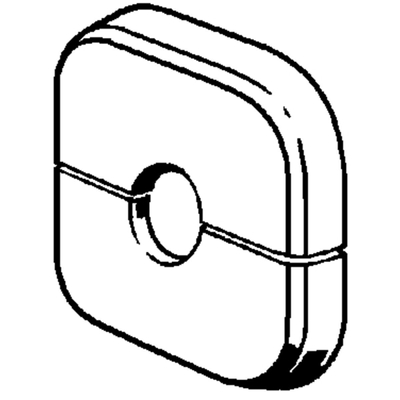 Viega Pexfit Rozet enkel 60x45x10 Ø15mm