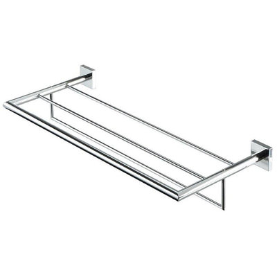 Geesa Nelio Handdoekrek met planchet 62.6cm Chroom