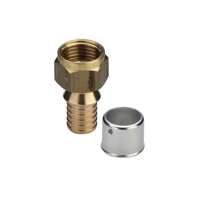 Viega Pexfit aansluitkoppeling brons 40mmx1 1/4"bi vlakdichtend