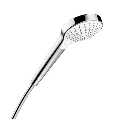 Hansgrohe Croma Select S handdouche Vario 1/2 xØ11cm met rain turbo rain en intense rain regenstraal wit/chroom