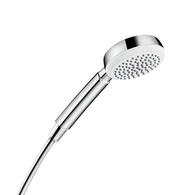 Hansgrohe Crometta 100 handdouche 1jet EcoSmart met rain regenstraal (9L/min) wit/chroom