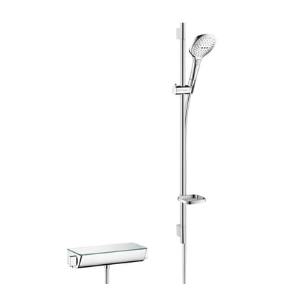 Hansgrohe Ecostat select met raindance s.e120 douchecombinatie 90cm chroom