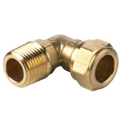 VSH Super Knel Messing knel knie x buitendraad 3/8 x12mm conisch