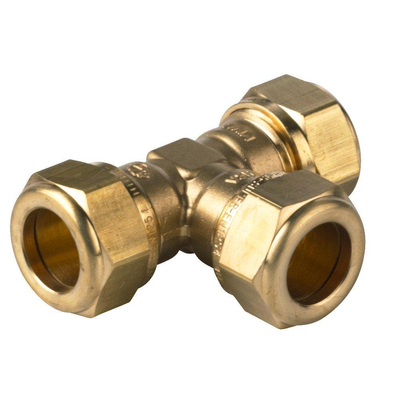 VSH Super Knel Messing knel T stuk 12mm