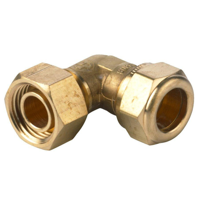 Vsh Knelfitting inbouw reserve haakse koppeling met pakk.1/2x15mmknel messing