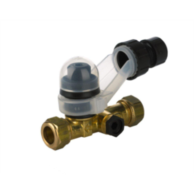 VSH inlaatcombinatie 15mm 8 bar knel