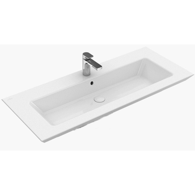 Villeroy en Boch Legato meubelwastafel met 1 kraangat 80x50cm met overloop wit