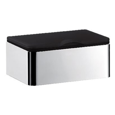 Emco System 2 box voor vochtige doekjes zwart/chroom