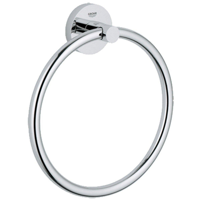 GROHE Essentials handdoekring rond chroom