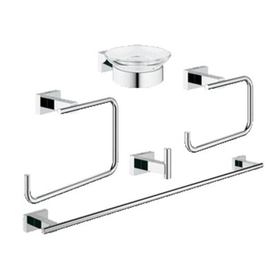 GROHE Essentials Cube accessoireset 5 in 1 chroom