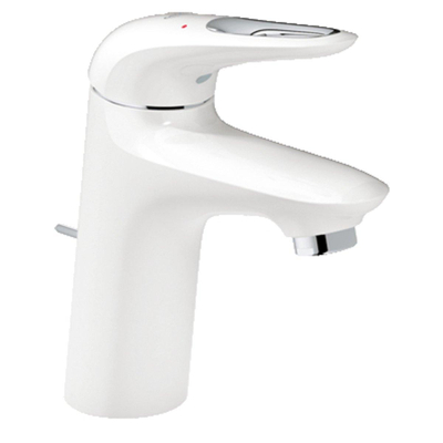 GROHE Eurostyle New waterbesparendes wastafelkraan M size met waste wit