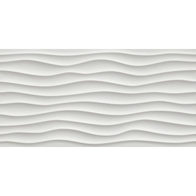 Atlas concorde 3d wall decortegel dune 40x80cm doos a 4 stuks white