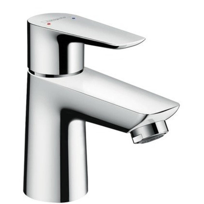 Hansgrohe Talis Es wastafelkraan 80 met push open garnituur chroom