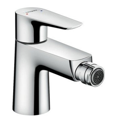 Hansgrohe Talis E 1 gats bidetkraan met push open garnituur chroom