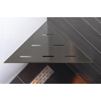 Looox corner shelf hoekplanchet - 30x22cm - antraciet