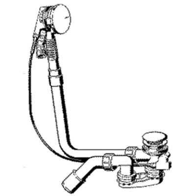 Viega Multiplex Multiplex Trio Visign MT5 badafvoer en vul overloopcombinatie met waste 40/50x725mm compleet