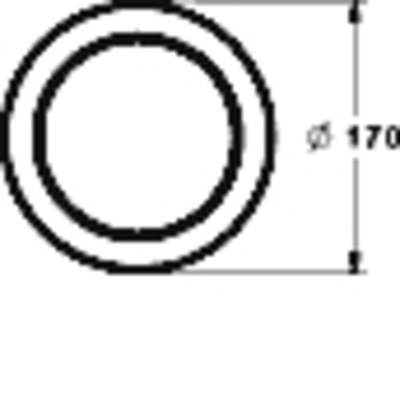 Hansa Bluebox rosetverlenging 15 mm rond 17cm