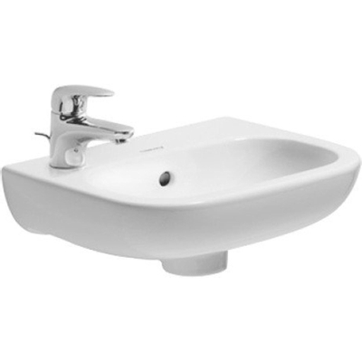 Duravit D Code fontein met kraangat links 36x27cm wit