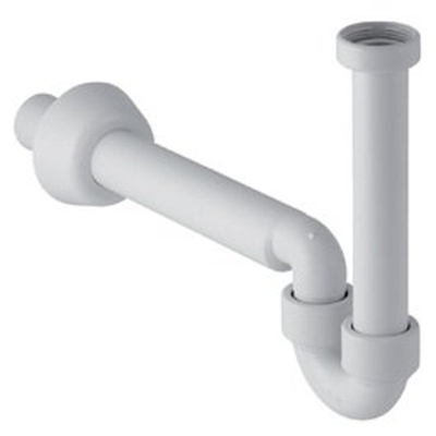 Geberit Uniflex buissifon 5/4 met muurbuis en rozet wit