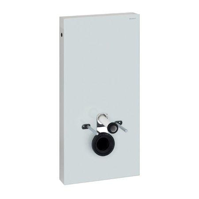 Geberit Monolith module voor wandcloset h101 glas wit aluminium