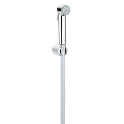 GROHE Tempesta-F Trigger Spray 30 Handdoucheset - 1 straalsoort - rond - met houder - gladde slang - 125cm - chroom