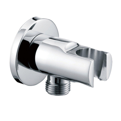 Royal Plaza Gondo slang aansluitknie met houder chroom