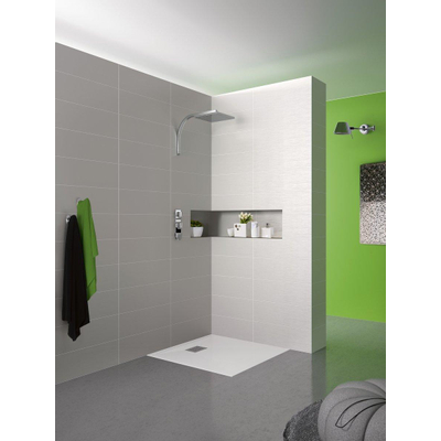 Kinedo Kinesurf douchebak 80x80x9cm antislip wit