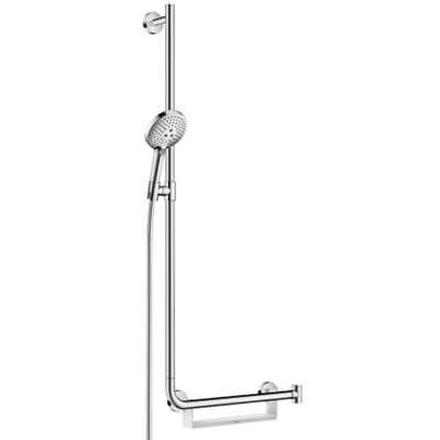 Hansgrohe Raindance select s 120 glijstangset ecosmart comfort 110 links chroom