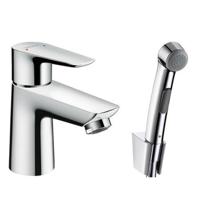 Hansgrohe Talis E bidetset mets wastafelkraan met handdouche en doucheslang chroom