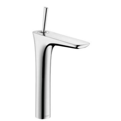 Hansgrohe PuraVida wastafelkraan verhoogd met push open garnituur chroom