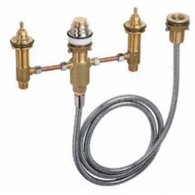 Hansgrohe inbouwdeel voor badrandcombinatie 4 gats zonder Secuflex