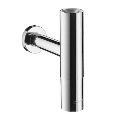 Hansgrohe Flowstar Premium verstelbare designbekersifon 5/4 met muurbuis met rozet chroom