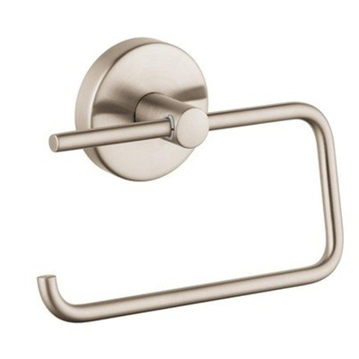 Hansgrohe E S closetrolhouder geborsteld nikkel