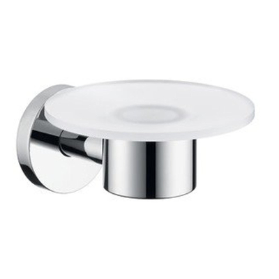 Hansgrohe E S zeephouder inclusief glas inzet chroom