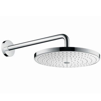 Hansgrohe Raindance select s300 2jet hoofddouche met douchearm wit