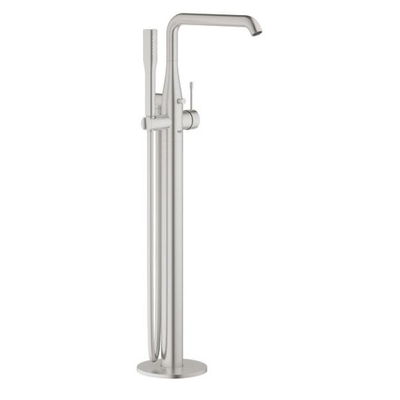 GROHE Essence New Afbouwdeel vrijstaande badkraan - omstel - draaibare uitloop 27.7cm - handdouche - doucheslang - supersteel