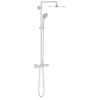 GROHE Euphoria xxl Regendoucheset Opbouw - hoofddouche 31cm - handdouche rond - supersteel