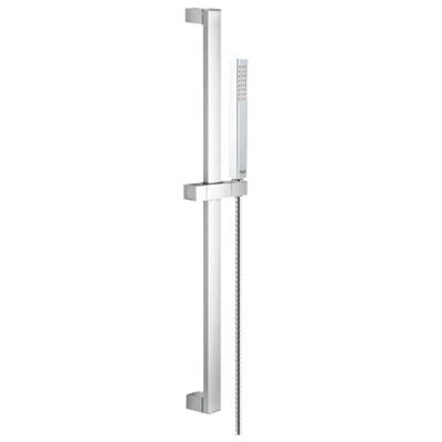 GROHE Euphoria Cube Glijstangset - 60cm - staafhanddouche - 1 straalsoort - metalen doucheslang - chroom
