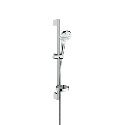 Hansgrohe Crometta vario doucheset 65cm met zeepschaal wit chroom