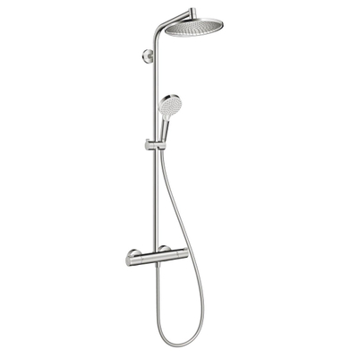 Hansgrohe Crometta s 240 1jet showerpipe met thermostaat ecosmart chroom