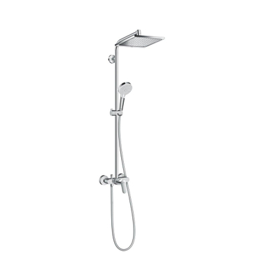 Hansgrohe Crometta e 240 1jet showerpipe met douchekraan chroom