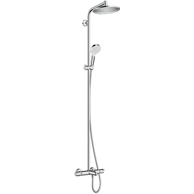 Hansgrohe Crometta s 240 1jet showerpipe met badthermostaat chroom