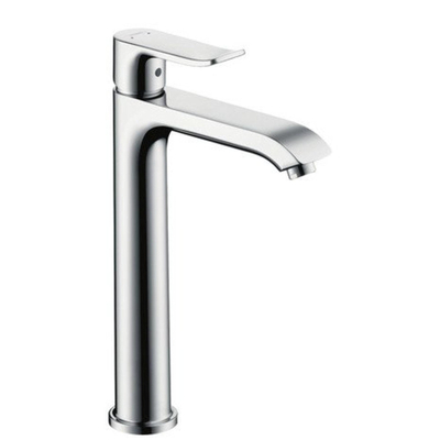 Hansgrohe Metris wastafelkraan highriser 26 met waste chroom