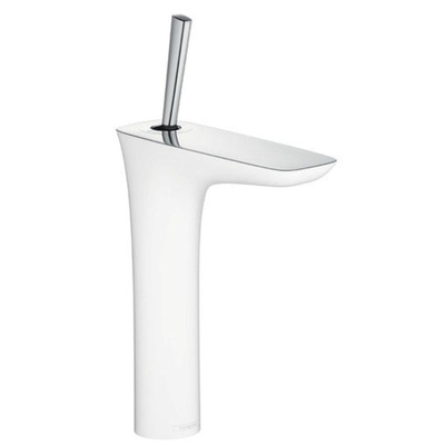 Hansgrohe PuraVida wastafelkraan inclusief ComfortZone 200 inclusief push open garnituur wit chroom