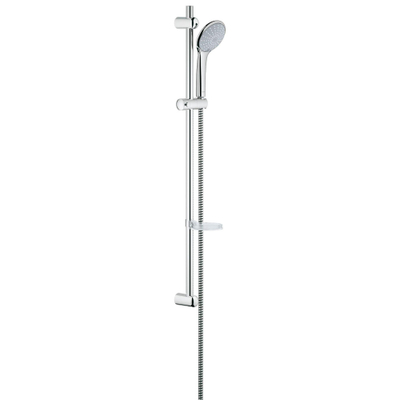 GROHE Euphoria 110 Duo Glijstangset - 90cm - ronde handdouche - 2 straalsoorten - gladde doucheslang - met zeepschaal - chroom