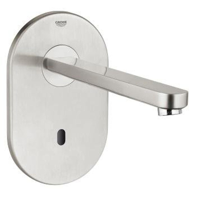 GROHE Eurosmart Cosmopolitan E - afbouwdeel wandkraan - uitloop 23cm - zonder menging - tranformator 230V - RVS