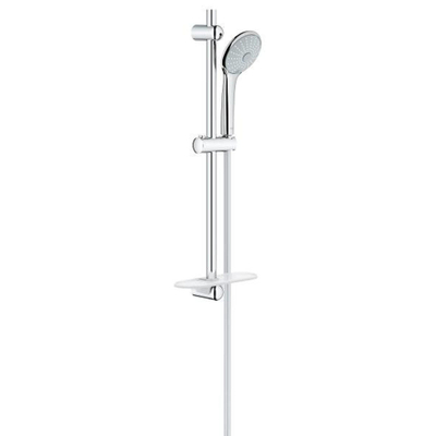 GROHE Euphoria 110 Massage Glijstangset - 60cm - ronde handdouche - 3 straalsoorten - gladde doucheslang - met zeepschaal - chroom