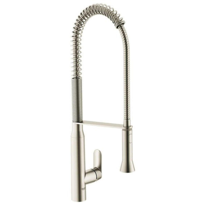 GROHE K7 Keukenkraan - hoog - 2 straalsoorten - met profesionele handdouche - supersteel geborsteld