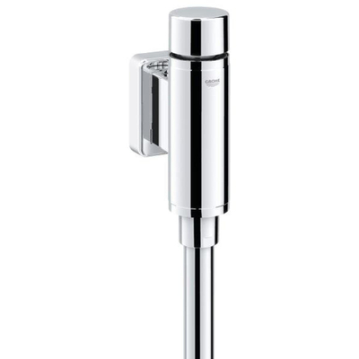 GROHE Rondo urinoirspoeler 1/2 met stopkraan, spoelpijp en verbinder vandaalremmen chroom