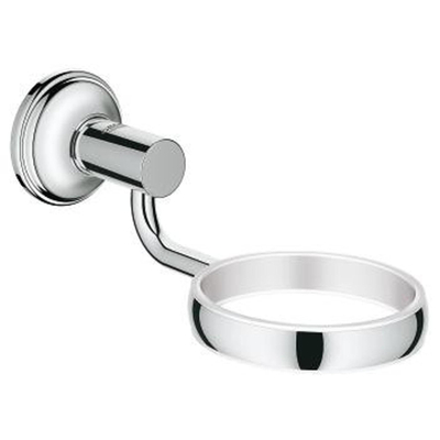 GROHE Essentials Authentic Wandhouder - voor zeepdispenser/zeepchaal/glas - chroom